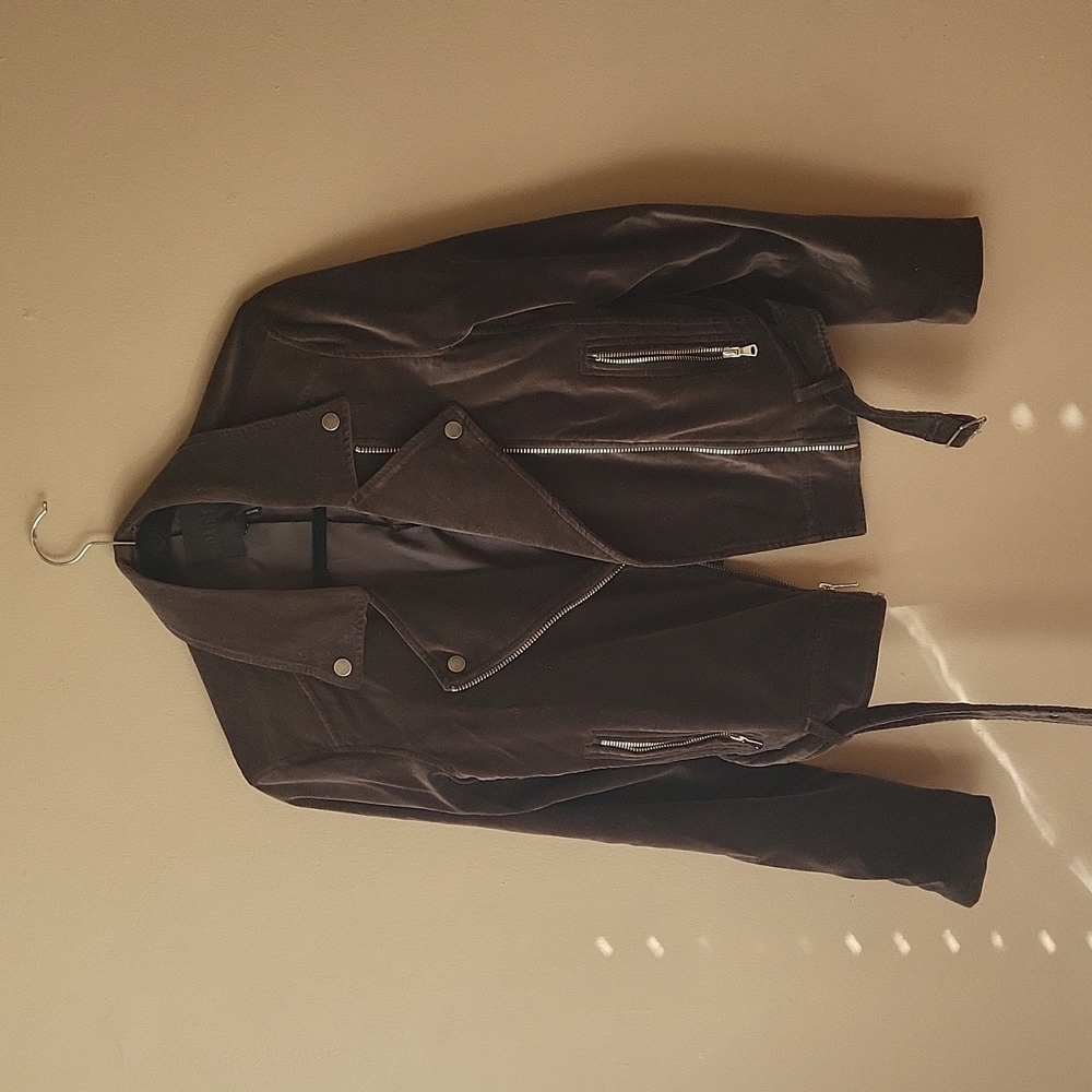 Paige Velvet Shanna Moto Jacket